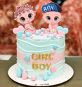 👶 Cute Baby Shower Cake – Customized Celebration Cake