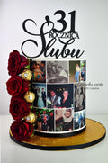 Anniversary Photo Memory Cake ❤️ | Edible Print Designer Cake