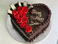 Romantic Chocolate Heart Cake ❤️🍫 | Red Rose Birthday Special