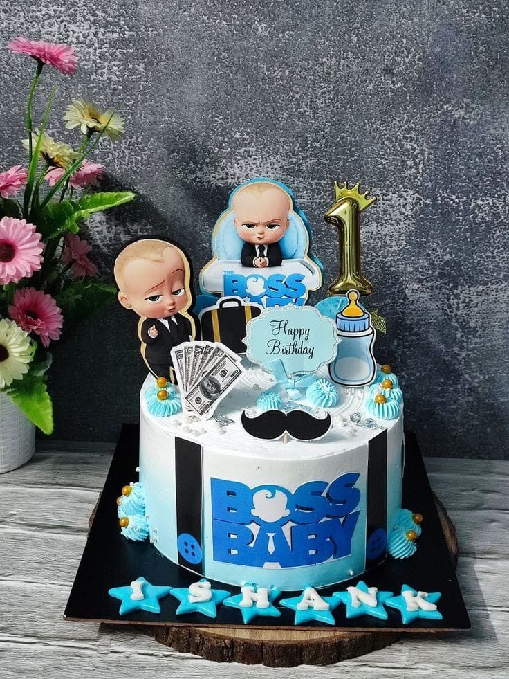 Boss Baby Birthday Cake 👶💼✨ | Premium Kids Theme Cake