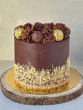 🍫 Ferrero Rocher Nutty Chocolate Cake – Premium Designer Cake