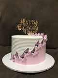💖 Butterfly Birthday Cake – Elegant Designer Cake