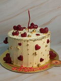 Romantic Heart Theme Cake ❤️✨ | Elegant Love Celebration Cake