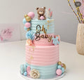 🧸 Two Tier Oh Baby Cake – Premium Baby Shower Cake